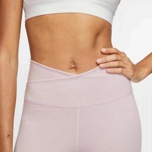 light Pink nike wrap leggings